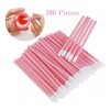 noved 300pzs Lip Brush Desechable Para Pestañas Microblading Labio