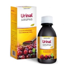 URINAL cranberry juice syrup, 150 ml for infection and inflammation of the urinary tract