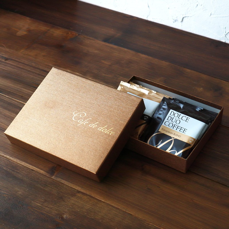 Dolce duo DAM-280 Drip Coffee Set, Gift Wrap, Regular Coffee,