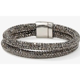 CHICO'S NWT $30 Look Of Lumi Multi Strand Black Magnetic Women's Bracelet Disco