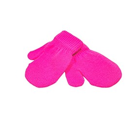 WESTEND CHOICE Baby Mittens Girls Boys Winter Warm Kids Magic Mittens Toddler Gloves children’s mitten Gloves (Fuchsia)