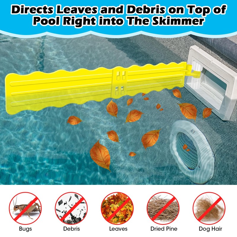 2Pack Pool Debris Catcher Skimmer, Pool Leaf and Debris Remover