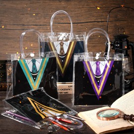 Teenyyou 24 Pcs Magical Wizard Party Favor Bags with Handle Magical Wizard School Party Favors Bags for Gift Decor for Kids Boy Girl Birthday Supplies