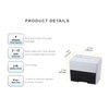 Micro Cut Paper Shredder for Home Office - Mini Electric
