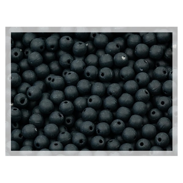 100pcs 3 mm (0.12in) Round Pressed Druck Glass Beads, Small