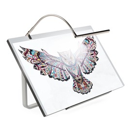 Daylight Techne LED Artist & Drafting Lamp, 12X20X7, Brushed Steel