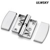4pcs Public Toilet Stainless Steel Hinge,Self Closing Restroom Partition Door