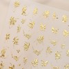 1 Sheet Flowers Nail Art Stickers Decals 5D Self-Adhesive Spring