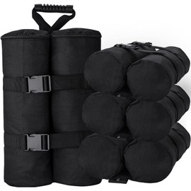 Plus Size Canopy Weight Bags(240 lbs) Set of 4, Heavy Duty Leg Gazebo Large Weights Sand Bags for Pop up Canopy Tent, Instant Outdoor Sun Shelter, Patio Umbrella