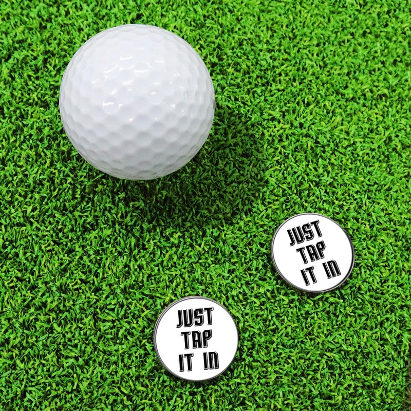 FINGER TEN Golf Ball Marker for Ladies Men Value 6