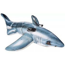 Intex Great White Shark Ride-On, 68" X 42", for Ages 3+