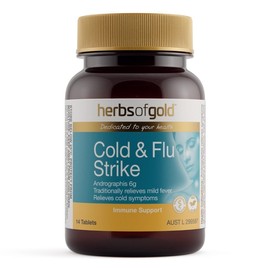 Herbs of Gold Cold & Flu Strike Tab X 14