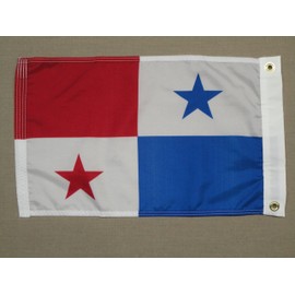 Panama Indoor Outdoor Dyed Nylon Boat Flag Grommets 12" X 18"