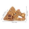 Fish Tank Gold Mountain Simulation Resin Aquarium Treasure Mountain Hideouts