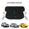 Senders Windscreen Cover, Car Windscreen Cover, Magnetic Fixing, Foldable Car