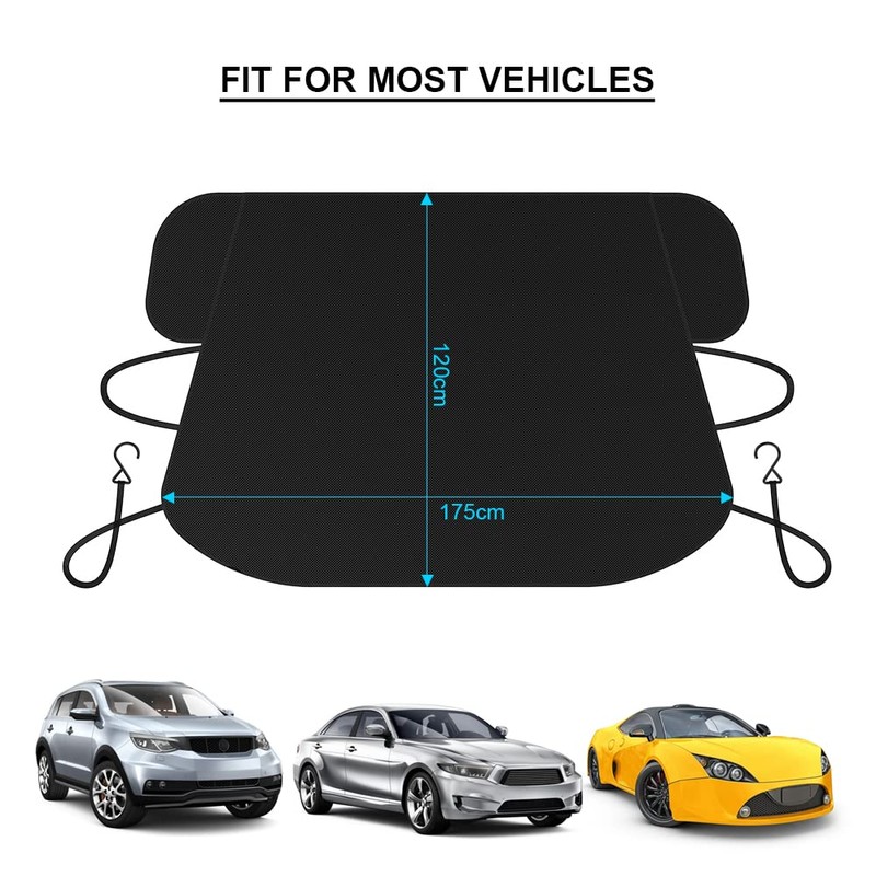 Senders Windscreen Cover, Car Windscreen Cover, Magnetic Fixing, Foldable Car
