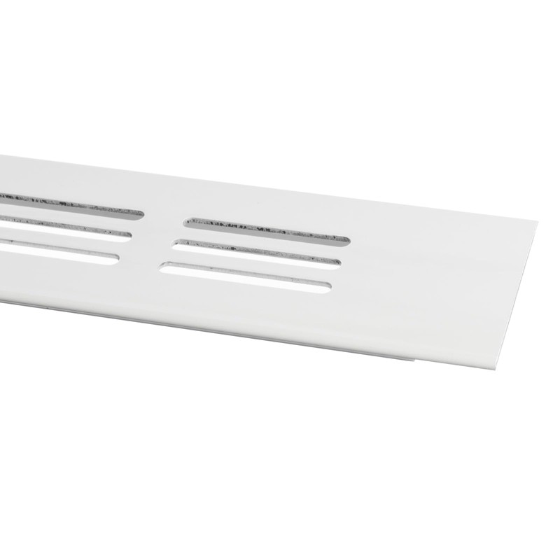 Vent Systems 40 x 300 mm White Aluminium Door Ventilation
