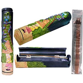 Alice in Wonderland Coffin Box Stick and Cone Incense Burner-Ashcatcher