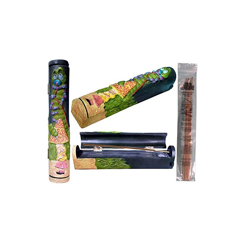 Alice in Wonderland Coffin Box Stick and Cone Incense Burner-Ashcatcher