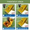 Gabasinover Smile 1 pcs Heavy Duty Sawhorse Bracket, Saw Steel