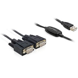 DeLOCK USB 2.0 Serial 2 x 9 Pin Male