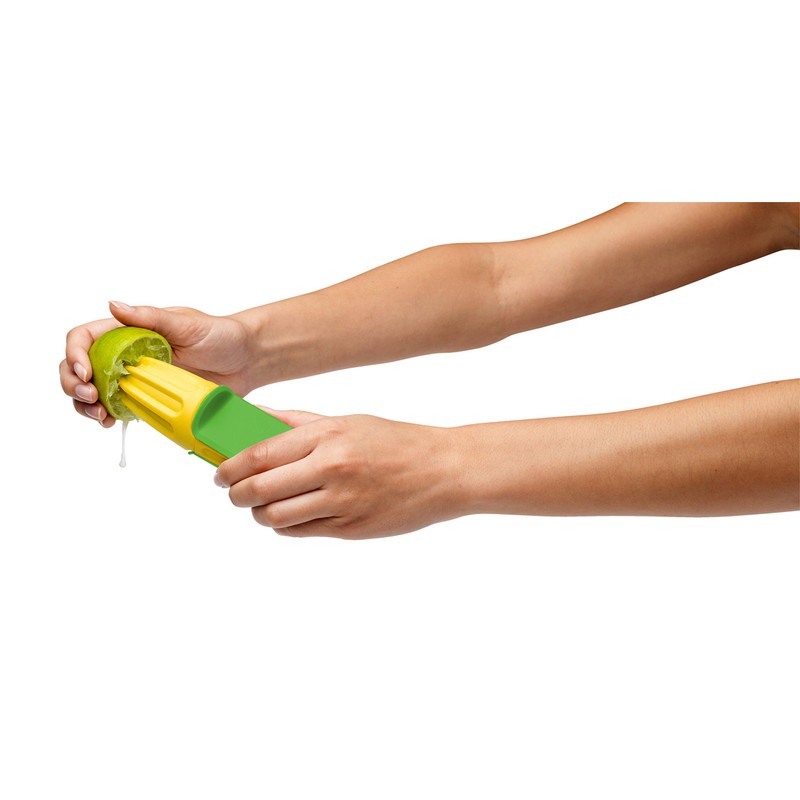 Chef'n Grater and Citrus Juicer, Polypropylene, Yellow, Green and Stainless