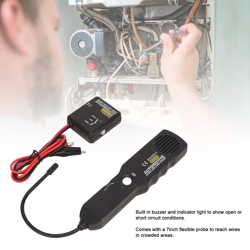 Automotive Short Open Finder DC 6‑42V with 7inch Flexible Probe
