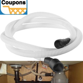 for Electrolux Frigidaire 807117001 Dishwasher Drain Hose for Frigidaire White Westinghouse Kelvinator