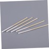 FOMIYES 60pcs Disposable Cotton Swabs Long Cotton Sticks for Makeup