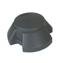 Weather Cap/Ventilation Hood DN 100, Extractor Hat, Ventilation Mushroom, Garage, Roof Fan, Replacement Cover, PVC, DN 110