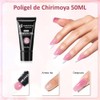 CHERIMOYA Poly Gel Constructor de Uñas 30g,Gel Fortalecedor para Extensión