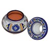 Ceramic Ashtrays Hand Made Moroccan smokeless Ceramic Medium Vivid Colors