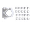 20Pcs 20mm / 0.79" Pipe Clamps Fix Support PVC Water