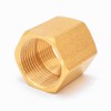 ExcInter Brass 1/2'' to 1/2'' Copper Hose Nut Rod Coupler