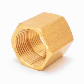 ExcInter Brass 1/2'' to 1/2'' Copper Hose Nut Rod Coupler Connector Adapter Pipe Fitting Hex Coupler Female Thread Straight Coupling BSP