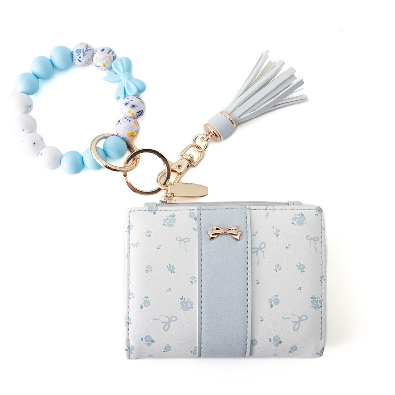 Tomolucky Direct Small Wallets Girls Cute Coquette Floral Bow Wallet