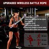 Weighted Ropeless Battle Rope for Home Gym, Workout Exercise Rope
