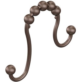 Double Glide Shower Ring hook 12 Count Oil Rubbed Bronze shower curtian rings hooks
