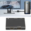 1 in 2 HDMI Splitter 8K Outputs, DisplayPort HD Multimedia