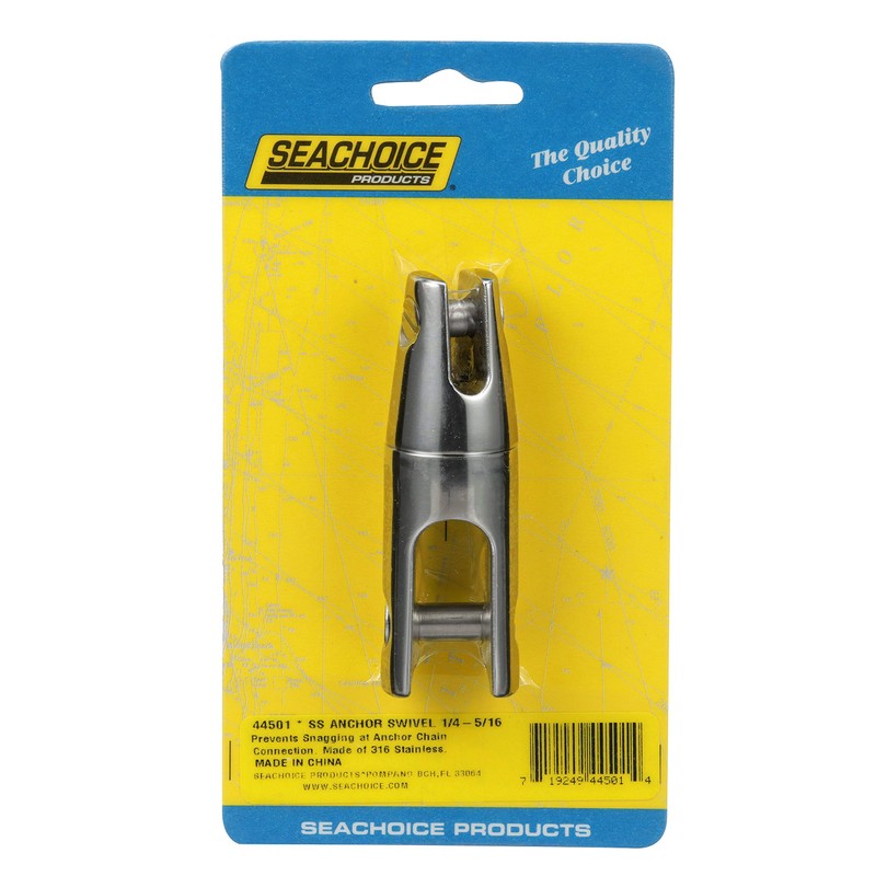 Seachoice Stainless Steel Anchor Swivel, 3 ½ In. Long, 5/8