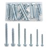 25 Pcs Concrete Self Tapping Anchor Bolt Kit(M6/M8/M10),Flange Hexagonal Head