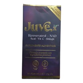Juve X Resveratrol  Nad 30 Caps Ultradvance 500 Mg Cu                                                                                                 