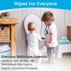WONDERFUL Flushable Butt Wipes, Unscented 100% Plant-Based Wet Wipes for