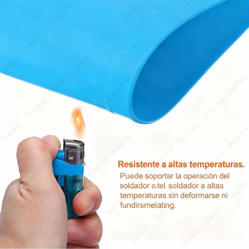 Alfombrilla De Silicona Resistente Al Calor Para Soldadura