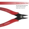 YEGEOOE Flush Wire Cutter, 10PACK Precision Diagonal Cutting Pliers Small