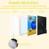 Kids Art Frames Front Opening,8.5x11 Kids Artwork Frames Changeable, 10x12.5