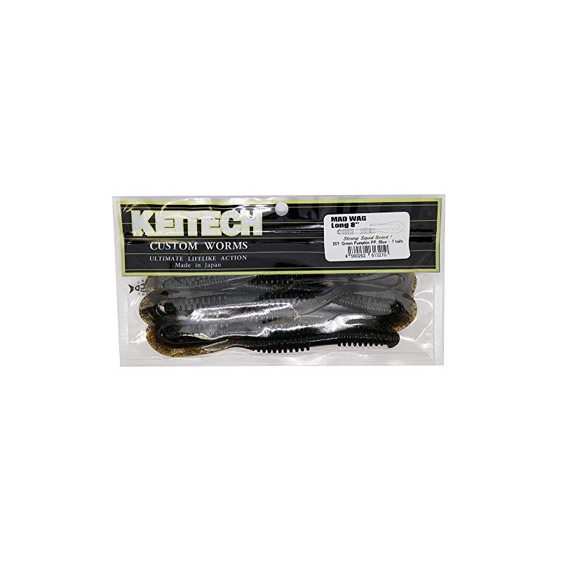 Keitech 8" #207 Grippan Pepper Blue Mad Wiggling