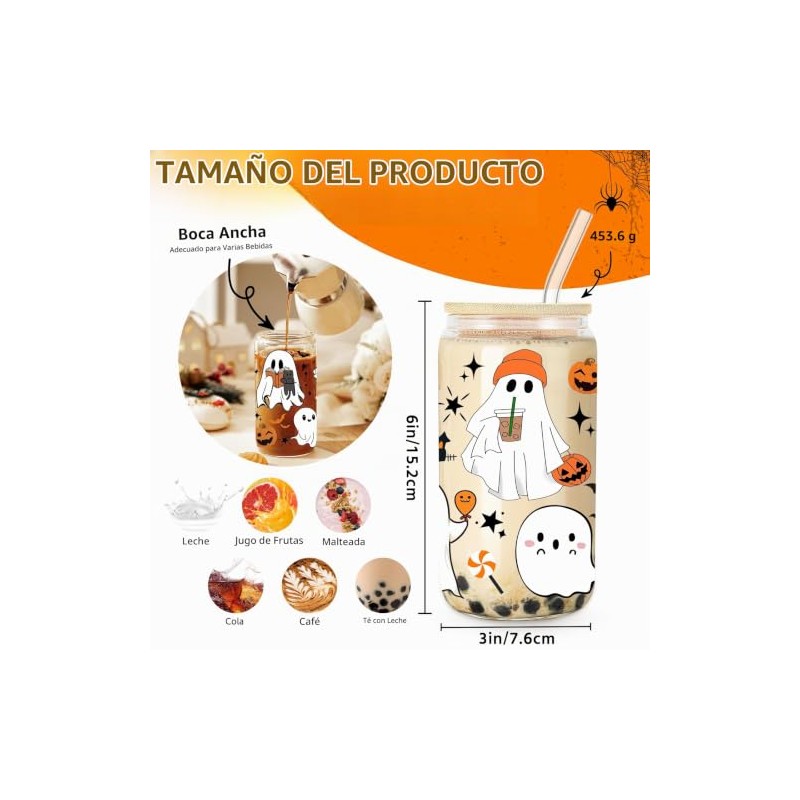 Ghost Cups, taza de Halloween de 16 onzas
