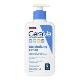 Ceravé Baby Crema Hidratante para bebés con Ceramidas y Ácido Hialurónico Repara la barrera cutanea 237ml