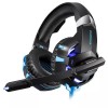 ONIKUMA K2 Pro wired Luminous Computer Gaming Headset (Black Blue)